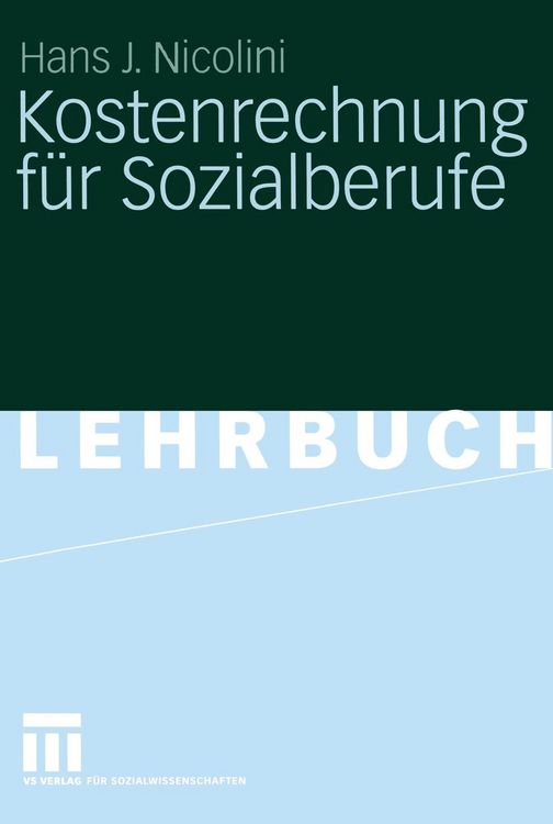 Produktbild: Kostenrechnung f&uuml;r Sozialberufe