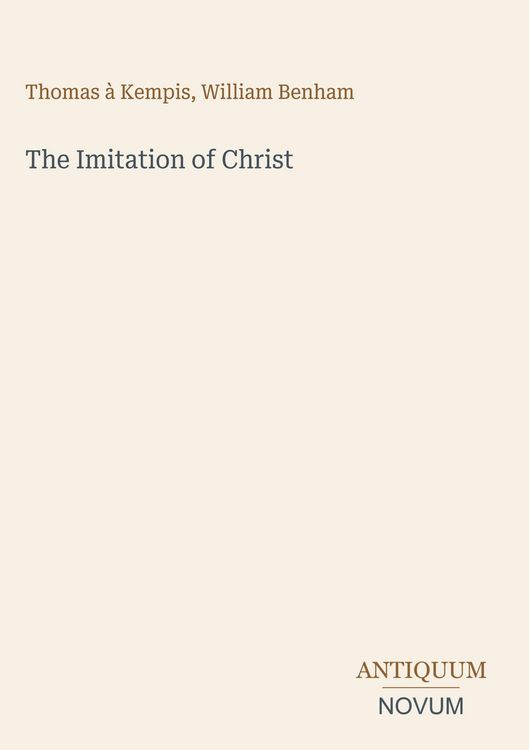 Produktbild: The Imitation of Christ