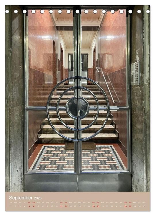 Produktbild: Doors of Belgrade (Desk Calendar 2026 DIN A5 portrait), CALVENDO 12 Month DeskCalendar