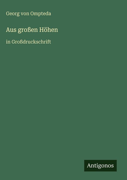 Produktbild: Aus gro&szlig;en H&ouml;hen