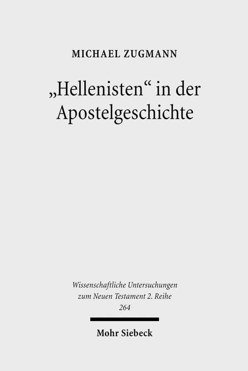 Produktbild: 'Hellenisten' in der Apostelgeschichte