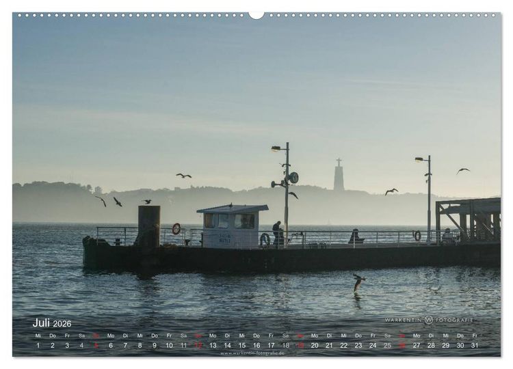 Produktbild: Zauberhaftes Lissabon (Wandkalender 2026 DIN A2 quer), CALVENDO Monatskalender