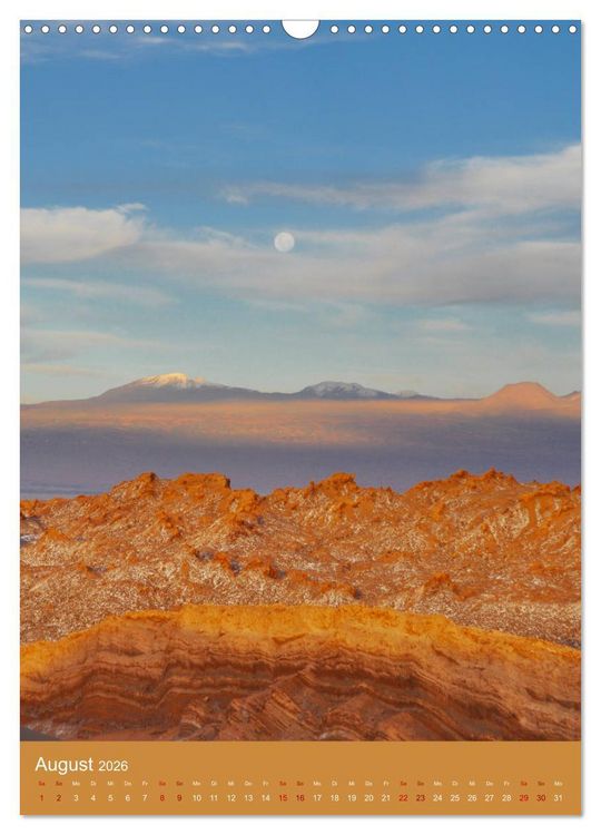 Produktbild: Erlebe mit mir die Atacama (Wandkalender 2026 DIN A3 hoch), CALVENDO Monatskalender