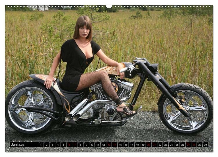 Produktbild: Best Biker Girls (Wandkalender 2026 DIN A2 quer), CALVENDO Monatskalender