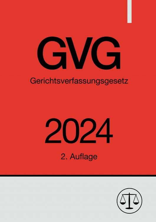 Produktbild: Gerichtsverfassungsgesetz - GVG 2024