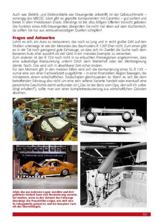 Praxisratgeber Klassikerkauf Mercedes-Benz R 129