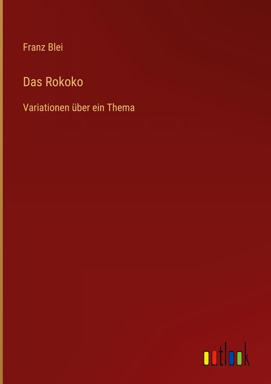 Produktbild: Das Rokoko