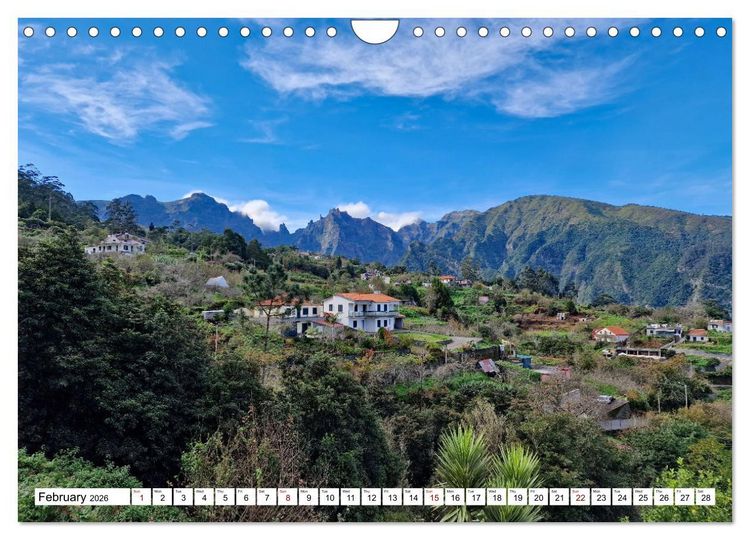 Produktbild: Madeira island of eternal spring (Wall Calendar 2026 DIN A4 landscape), CALVENDO 12 Month Wall Calendar