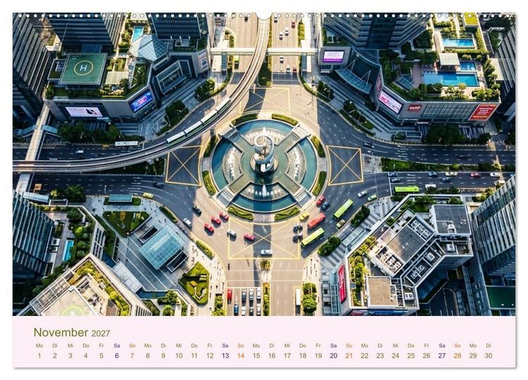 Produktbild: Roundabouts - Kreisverkehre (Wandkalender 2027 DIN A2 quer), CALVENDO Monatskalender