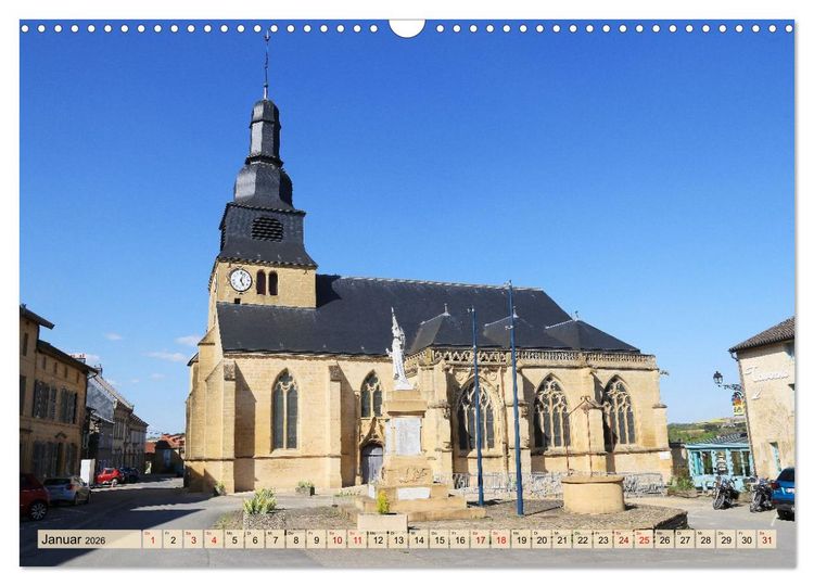 Produktbild: Marville - Renaissance-Dorf in Nordfrankreich (Wandkalender 2026 DIN A3 quer), CALVENDO Monatskalender
