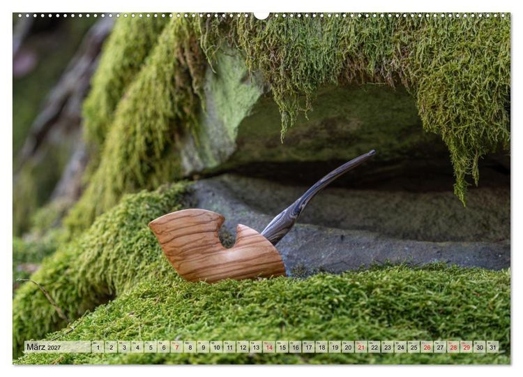 Produktbild: Tabakpfeifenkunst (Wandkalender 2027 DIN A2 quer), CALVENDO Monatskalender