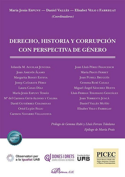 Produktbild: Derecho, historia y corrupci&oacute;n con perspectiva de g&eacute;nero