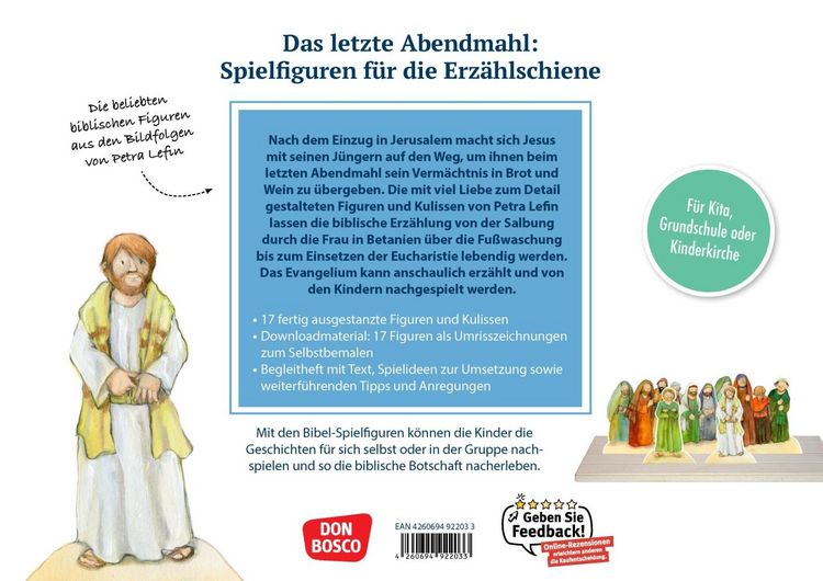 Produktbild: Gr&uuml;ndonnerstag: Das letzte Abendmahl. Erz&auml;hlschienen-Figurenset