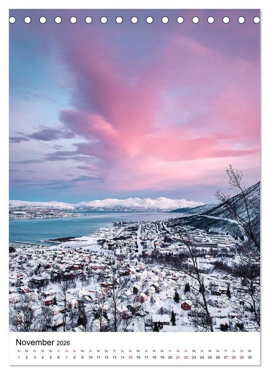 Produktbild: Norwegen - Eine Reise durch das skandinavische Land. (Tischkalender 2026 DIN A5 hoch), CALVENDO Monatskalender