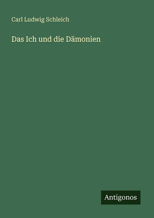 Produktbild: Das Ich und die D&auml;monien