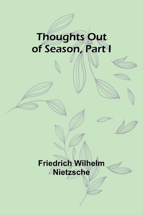 Produktbild: Thoughts out of Season, Part I