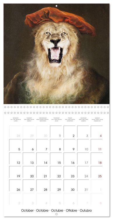 Produktbild: Aristocrat Animals (Wall Calendar 2026 12 &times; 12 Inch) CALVENDO 12 Month Wall Calendar