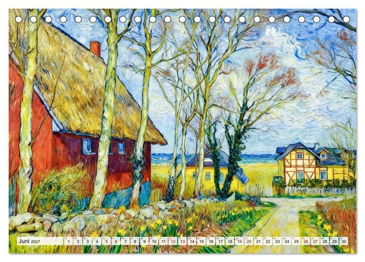 Produktbild: Nordische Impressionen - K&uuml;sten, St&auml;dte und Wasserwege (Tischkalender 2027 DIN A5 quer), CALVENDO Monatskalender
