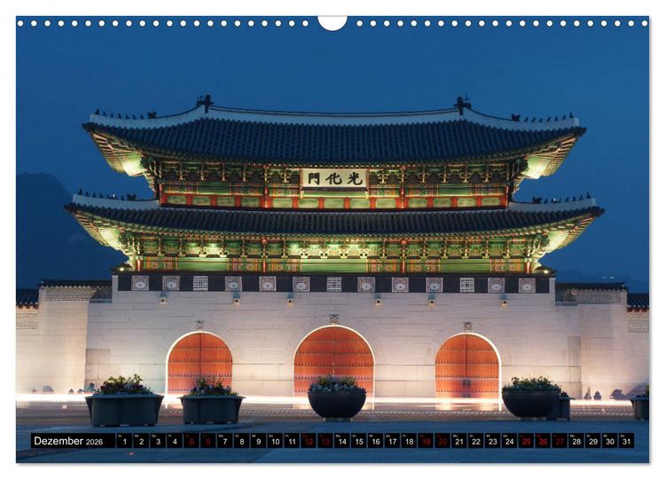 Produktbild: Seoul - Metropole zwischen Tradition und Moderne (Wandkalender 2026 DIN A3 quer), CALVENDO Monatskalender