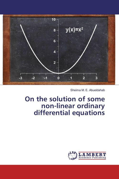 Produktbild: On the solution of some non-linear ordinary differential equations