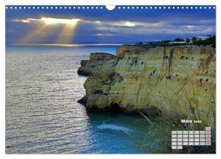 Produktbild: Portugals Traumk&uuml;ste Algarve (Wandkalender 2026 DIN A3 quer), CALVENDO Monatskalender