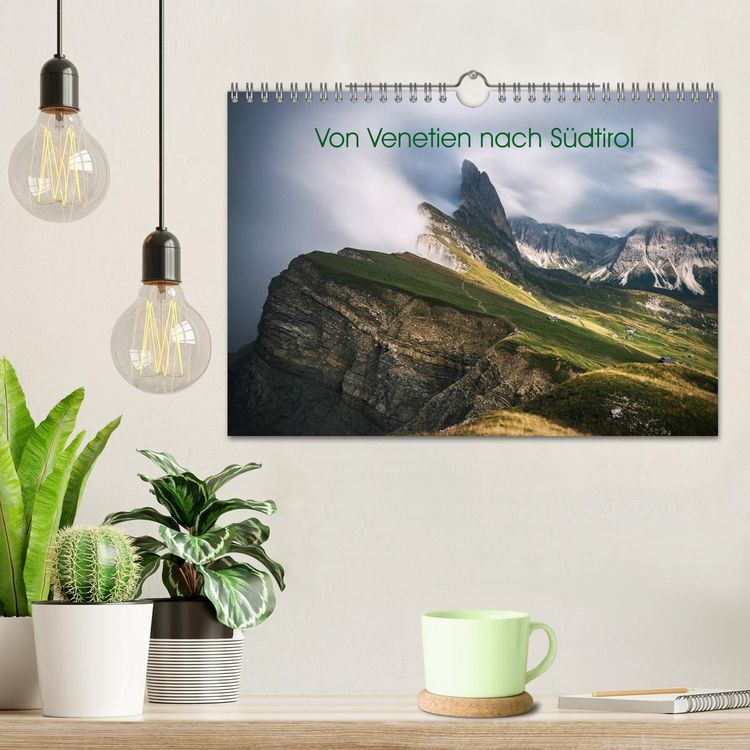 Produktbild: Von Venetien nach S&uuml;dtirol (Wandkalender 2026 DIN A4 quer), CALVENDO Monatskalender