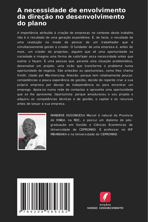 Produktbild: A necessidade de envolvimento da dire&ccedil;&atilde;o no desenvolvimento do plano