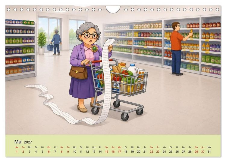 Produktbild: Die wunderbare Welt der Oma (Wandkalender 2027 DIN A4 quer), CALVENDO Monatskalender