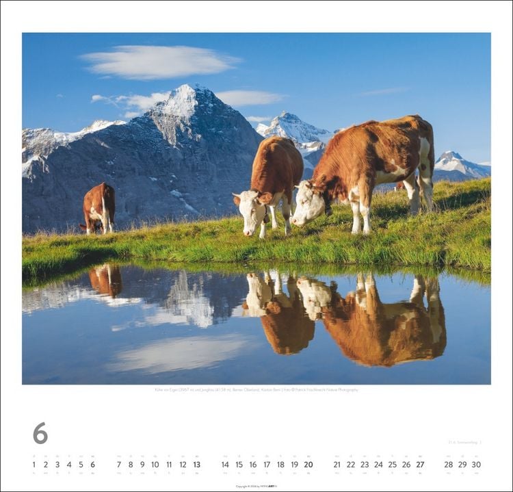 Produktbild: Schweiz Kalender 2027 - Sch&ouml;nste Landschaften und Ansichten