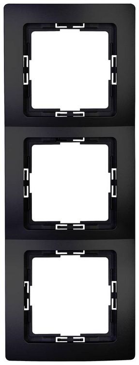 Produktbild: Kopp Rahmen Abdeckung Paris Schwarz (matt) 308650062 1St.