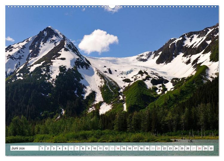 Produktbild: Alaska - Lockruf der Wildnis (hochwertiger Premium Wandkalender 2026 DIN A2 quer), Kunstdruck in Hochglanz