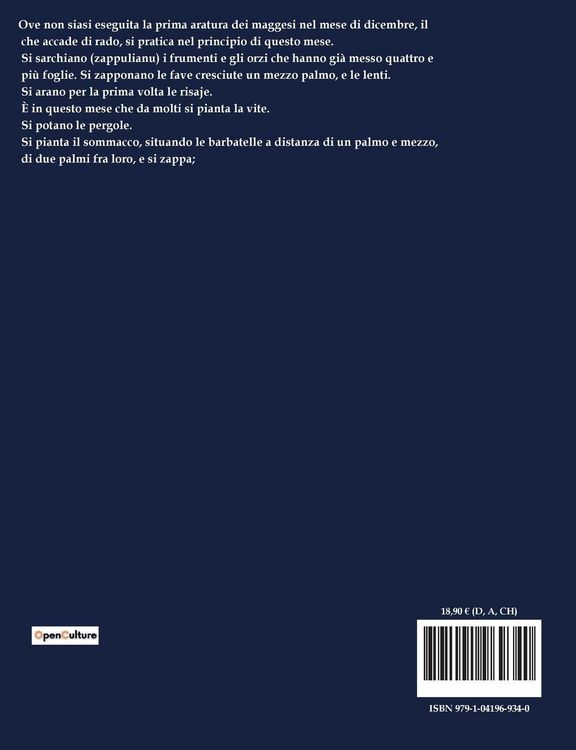 Produktbild: Calendario Dello Agricoltore Siciliano