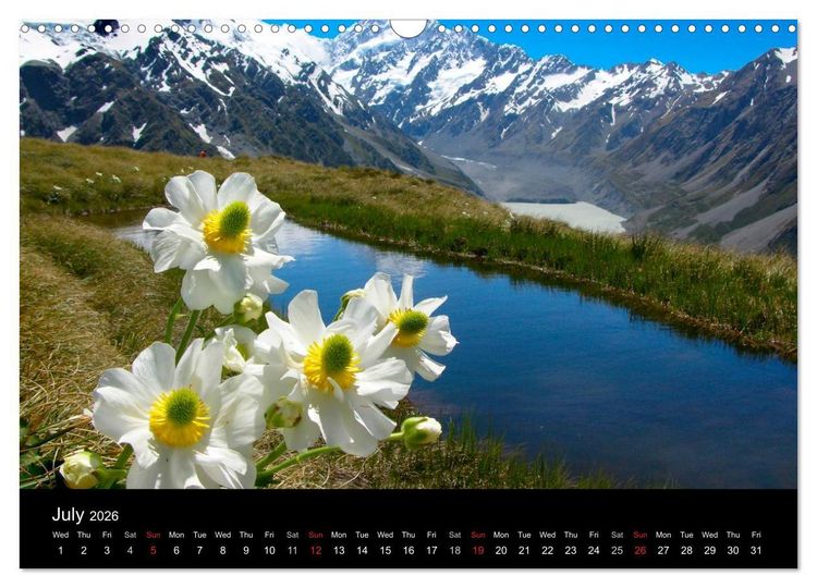 Produktbild: New Zealand (Wall Calendar 2026 DIN A3 landscape), CALVENDO 12 Month Wall Calendar