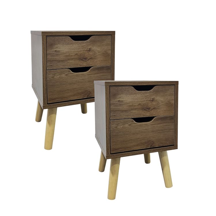 Produktbild: HTI-Living Nachtschrank 2 Schubk&auml;sten Thekla 2945 Eiche 2er