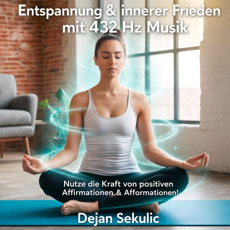 Produktbild: Entspannung &innerer Frieden mit 432 Hz Musik - Nutze die Kraft von positiven Affirmationen & Afformationen!