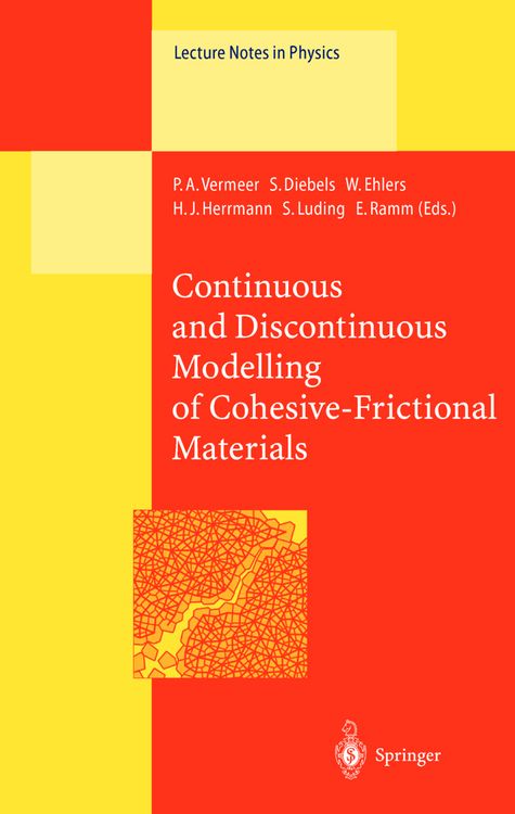 Produktbild: Continuous and Discontinuous Modelling of Cohesive-Frictional Materials