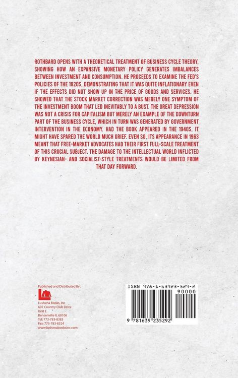 Produktbild: America's Great Depression Hardcover