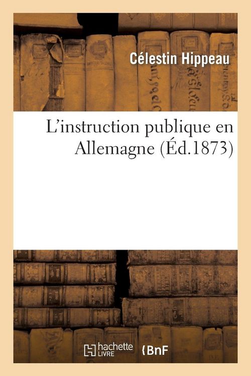 Produktbild: L'instruction publique en Allemagne