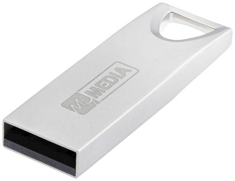 Produktbild: MyMEDIA My Alu USB 2.0 Drive USB-Stick 64GB Silber 69274 USB-A (USB 2.0)