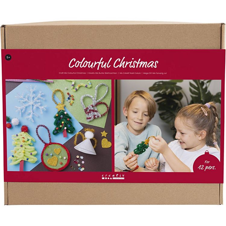 Produktbild: Creativ Company Kreativ Mix Bunte Weihnachten, Weihnachtsfiguren, Sortierte Farben