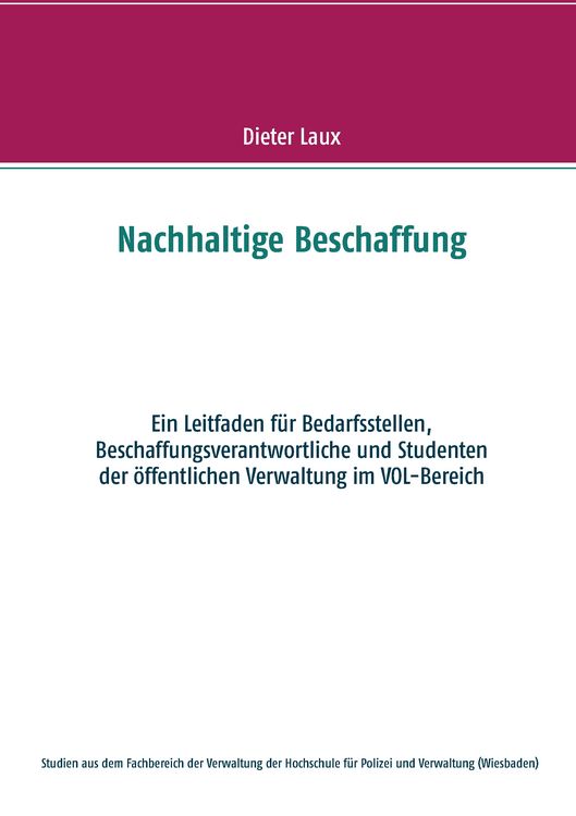 Produktbild: Nachhaltige Beschaffung