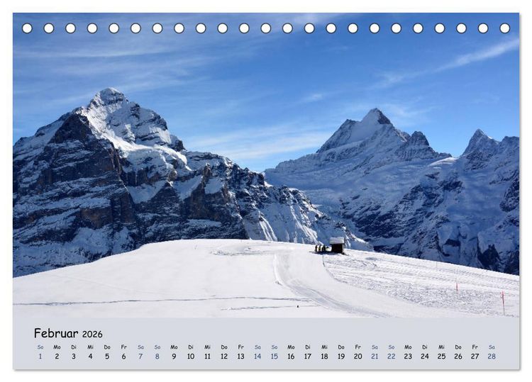 Produktbild: Gipfel Blicke (Tischkalender 2026 DIN A5 quer), CALVENDO Monatskalender