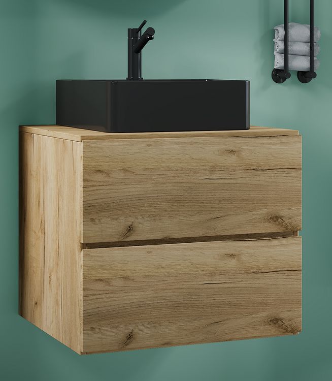 Produktbild: 2-tlg. Waschplatz Waschtisch Lendas S Schublade BL