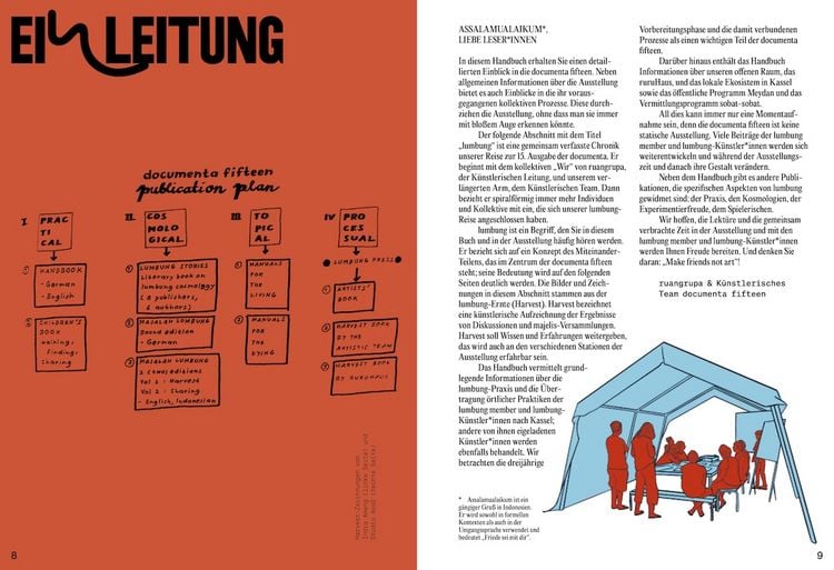 Produktbild: Documenta fifteen Handbuch