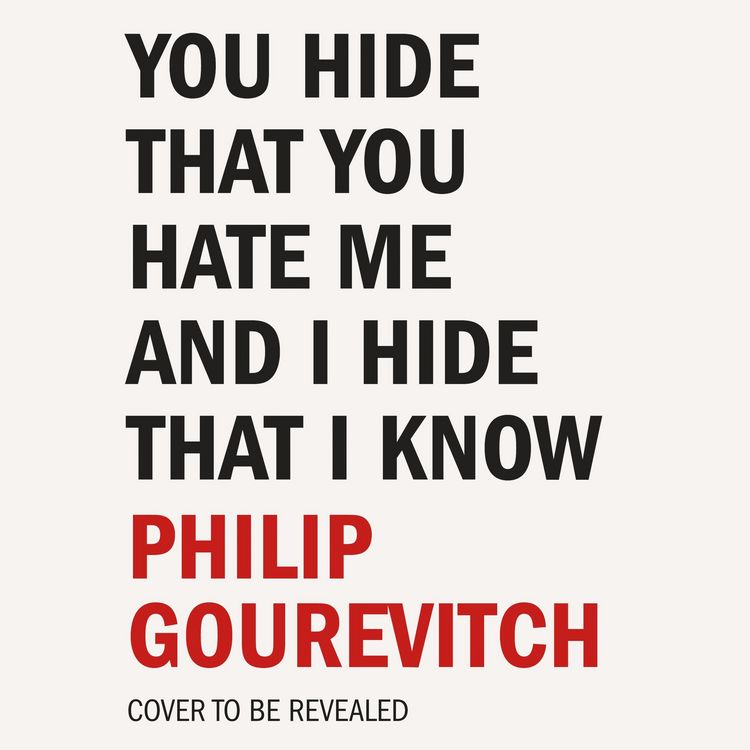 Produktbild: You Hide That You Hate Me and I Hide That I Know