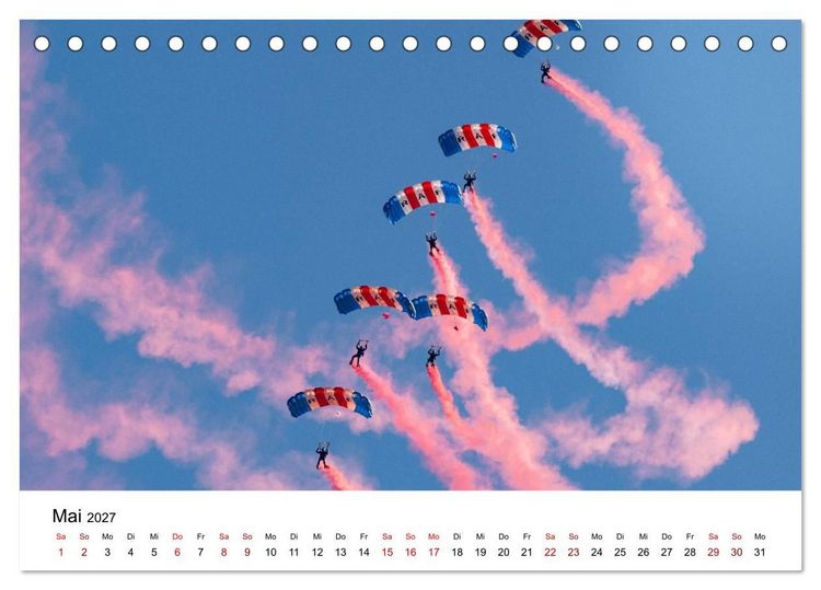 Produktbild: Milit&auml;rflieger (Tischkalender 2027 DIN A5 quer), CALVENDO Monatskalender