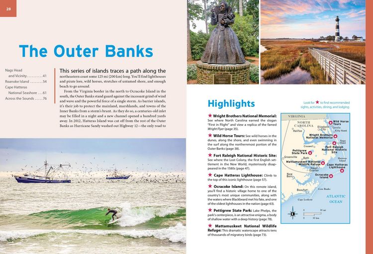 Produktbild: Moon North Carolina Coast: With the Outer Banks (Fourth Edition)