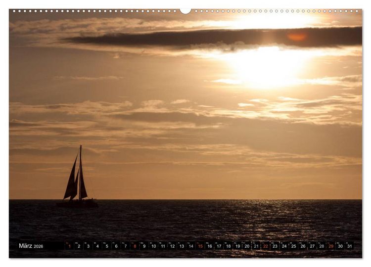 Produktbild: Hawai'i - Teil 1 (hochwertiger Premium Wandkalender 2026 DIN A2 quer), Kunstdruck in Hochglanz