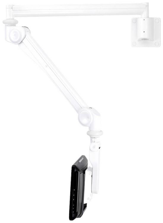 Produktbild: Neomounts FPMA-HAW300 Medical Monitor-Wandhalterung 1 Display(s) 25,4 cm (10") - 61 cm (24") Wei&szlig; Schwenkbar, Rotierbar, Neigbar, H&ouml;henverstellbar