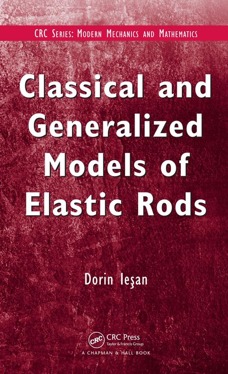 Produktbild: Classical and Generalized Models of Elastic Rods